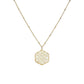 Fashion Pearl Wraps Hexagon Pendant Necklace