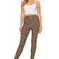 Multi Print, Full Length, High Waisted Leggings In A Fitted Style With An Elastic Waistband