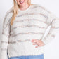 Plus Sweater With Stripe Detail