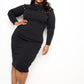 Bodycon Sweater Dress With Knot Detail