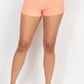 Terry Towel Bralette Top & Mini Shorts Set