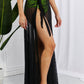 Marina West Swim Beach Is My Runway Mesh Wrap Maxi Cover-Up Skirt