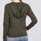 Long Sleeve Zipper French Terry Jacket W/ Kangaroo Pocket