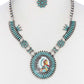 Multi Color Indigenous Pendant Necklace