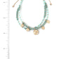 Coin Charm Beaded Adjustable Bracelet