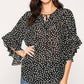 Leopard Printed Crepe Top