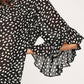 Leopard Printed Crepe Top