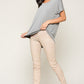 Scoop Neckline Cupro Solid Top