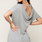 Scoop Neckline Cupro Solid Top