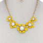 Floral Pearl Bead Necklace