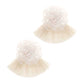 Pearl Cluster Tassel Post Drop Earring