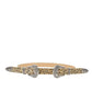 Trendy Stylish Leopard Double Buckle Belt