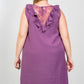 Plus Size Lace Insert Shift Midi Dress