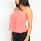 Scallop Opening Cami Top