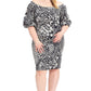 Plus Size  Animal Print Crepe Stretch Bodycon Dress