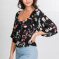 Floral Print Crop Top