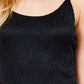 Cami Straps Round Neck Bottom Scallop Detail Bodycon Lace Dress
