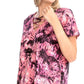 Tie Dye Print Short Sleeve Top