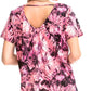Tie Dye Print Short Sleeve Top