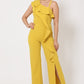 One Shoulder Ruffle Jumpsuit