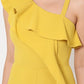 One Shoulder Ruffle Jumpsuit
