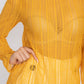 Ruffle Mock Neck Lace Top