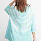 3/4 Sleeves Special Washed Boxy Cotton Slub Top