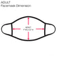 Graphic Printed Face Mask Unisex Adult