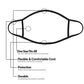 Graphic Printed Face Mask Unisex Adult