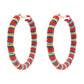Colorful Bangle Hoop Earring