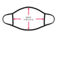 3d Sequin Fashion Graphic Printed Face Mask Unisex Adult