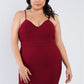 Plus Size Mini Sweetheart Dress