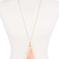 Metallic Stars Tulle Tassel Necklace