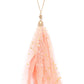 Metallic Stars Tulle Tassel Necklace