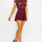 Floral Sheer Lace Combo Romper