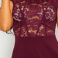 Floral Sheer Lace Combo Romper