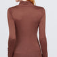 Turtle Neck Rayon Jersey Top