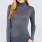 Turtle Neck Rayon Jersey Top