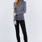 Turtle Neck Rayon Jersey Top