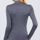 Turtle Neck Rayon Jersey Top