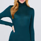 Turtle Neck Rayon Jersey Top