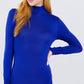 Turtle Neck Rayon Jersey Top