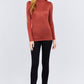 Turtle Neck Rayon Jersey Top