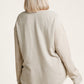 Linen Blend Button Down Cardigan With High Low Hem