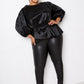 Voluminous Top With Waist Tie