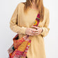 Terry Knit Upside Down Detailing Side Slits Pullover Tunic