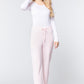 Solid Cotton Pajama Pants