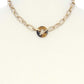Acetate Ring Oval Link Toggle Clasp Necklace