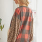 Plaid Patterned Long Sleeve Top