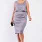 Night Sky Shimmer Sleeveless Layered Dress